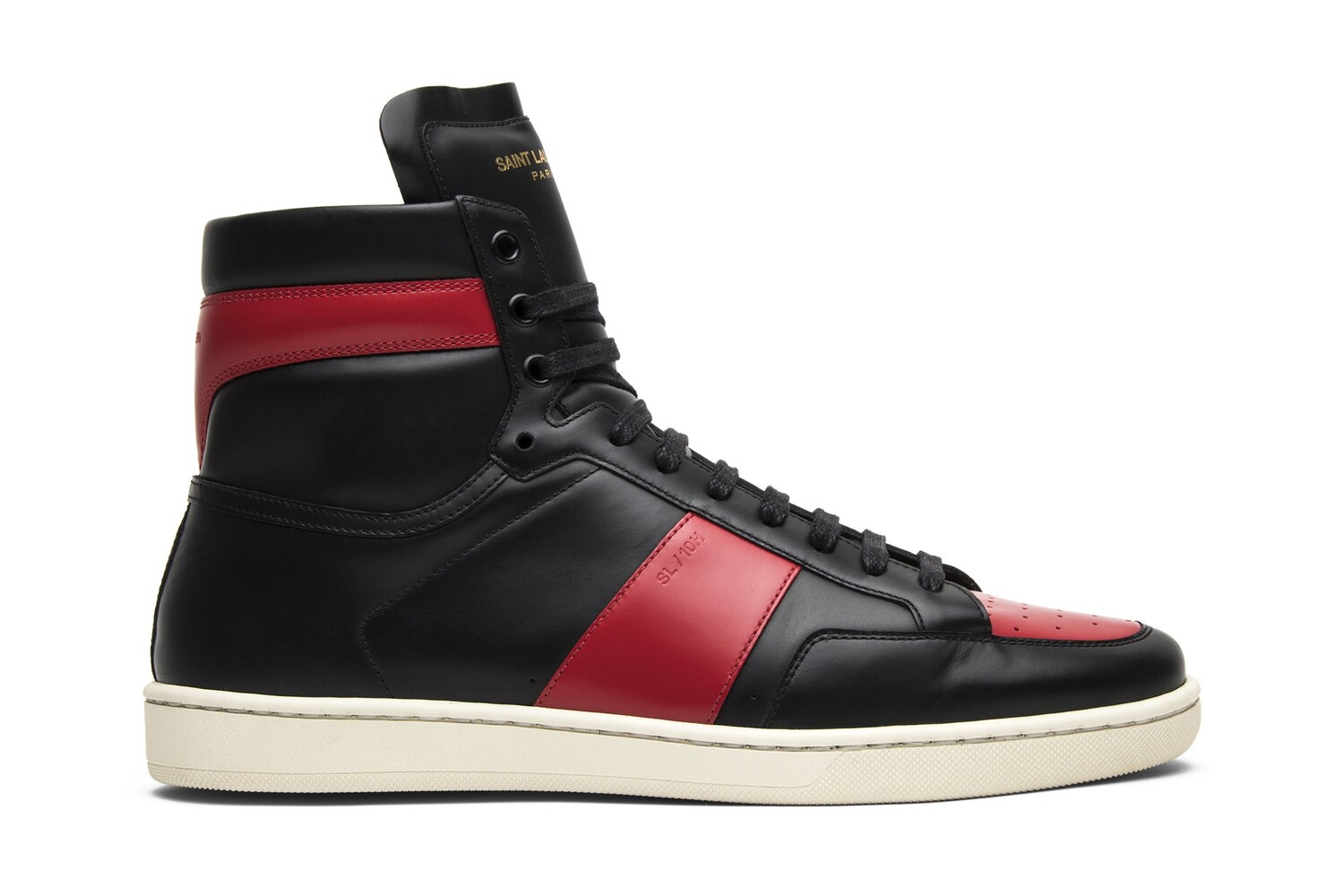 

Высокие кроссовки Saint Laurent SL-10 High Top Sneaker, красный