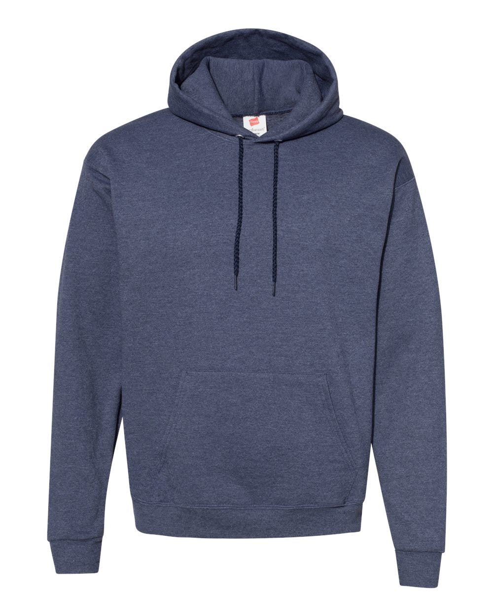 

Мужская толстовка с капюшоном Ecosmart Hanes, цвет heather navy