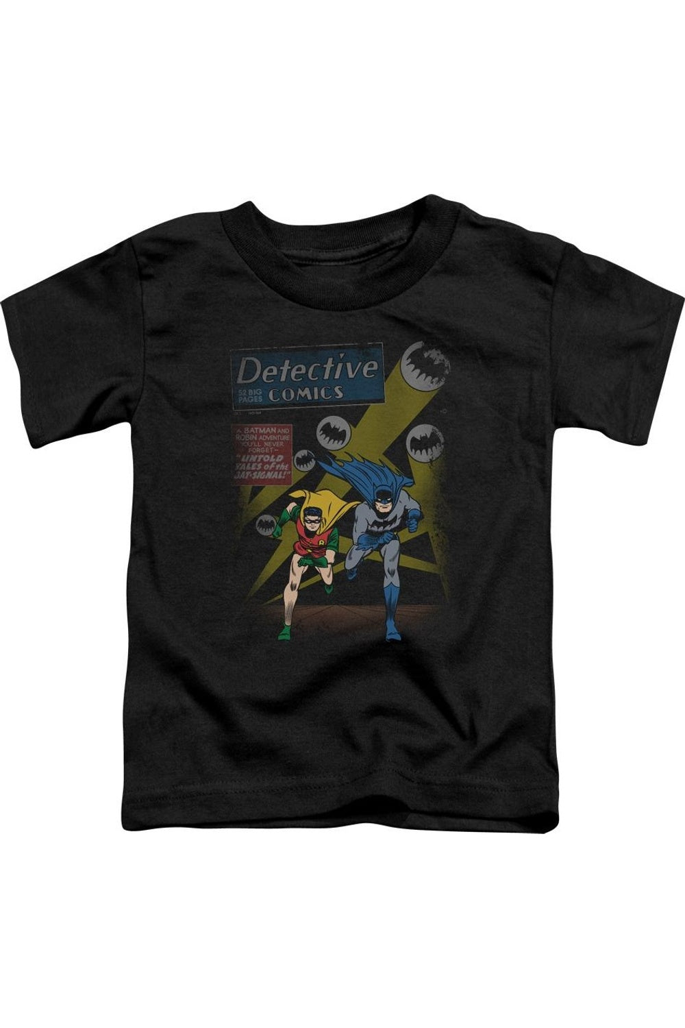 

Футболка с коротким рукавом Batman Dynamic Duo для малышей Gildan, черный