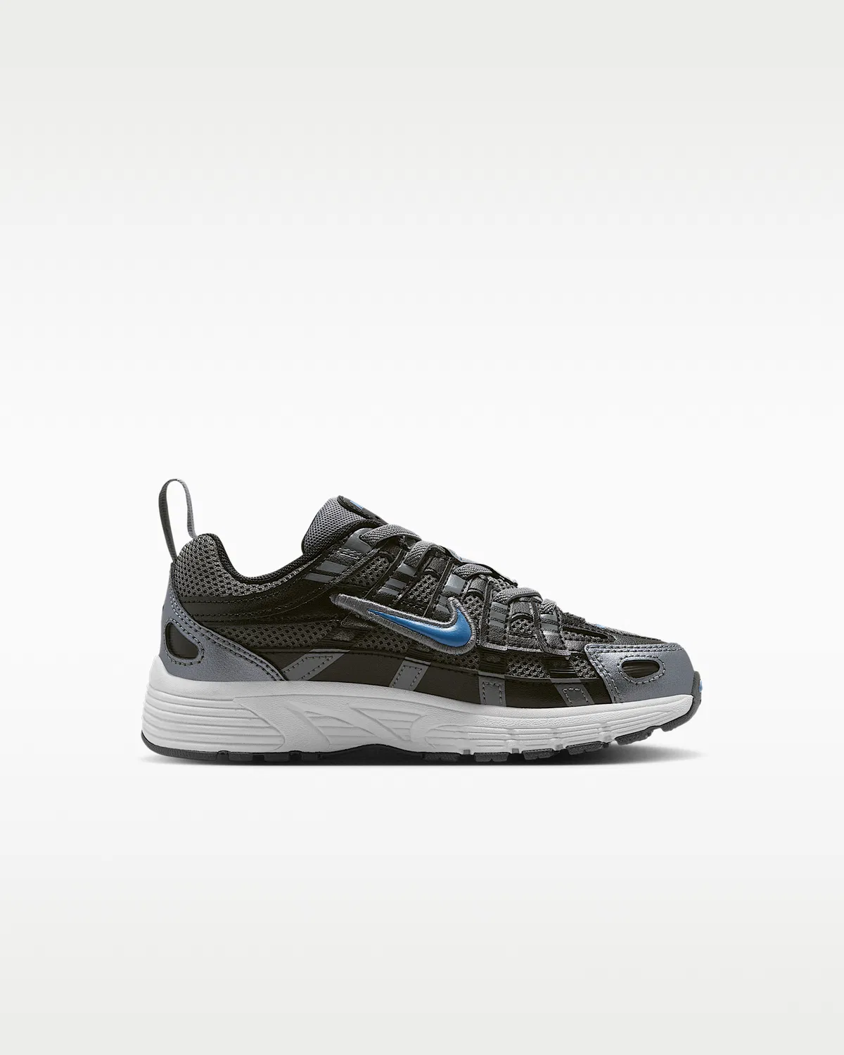 Детские кроссовки Nike P-6000, Smoke Grey/Black/Platinum Tint/Dutch Blue — фото 3