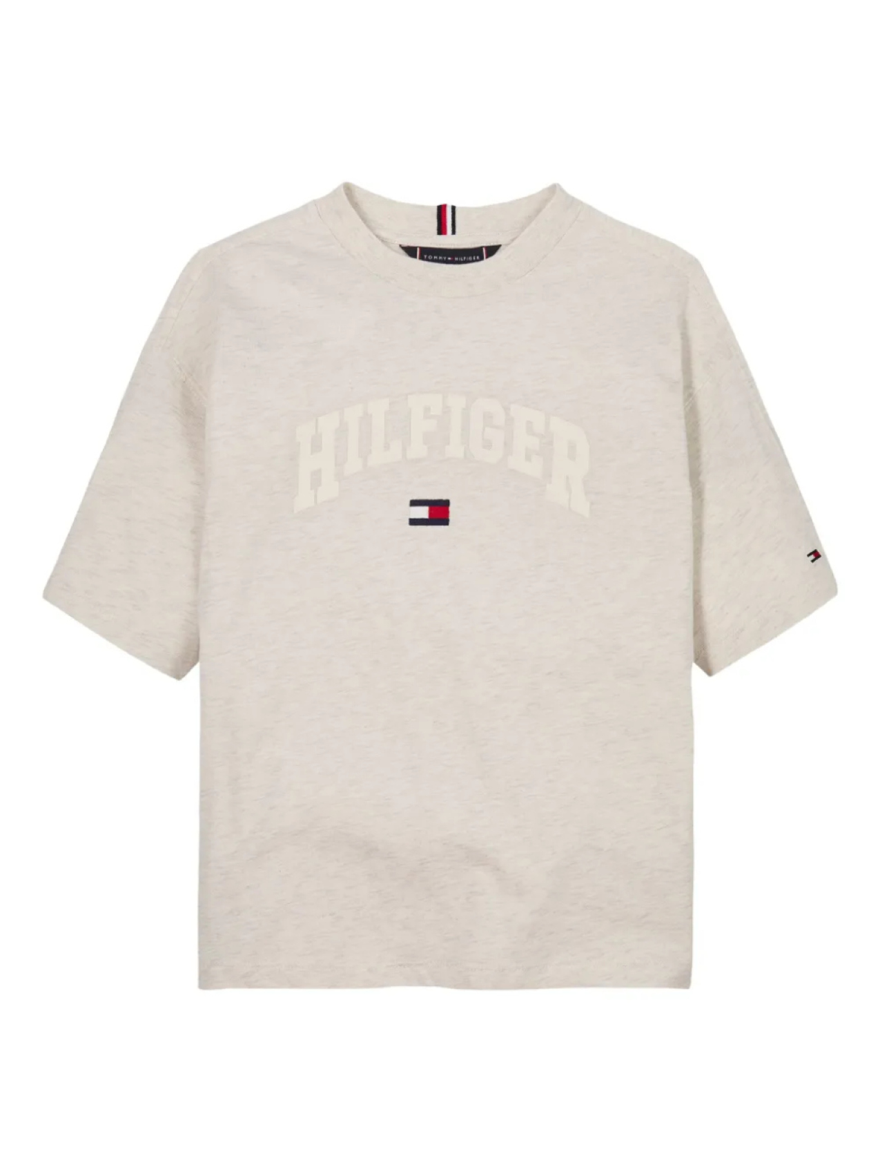 

Футболка с логотипом университета Tommy Hilfiger Junior, нейтральный