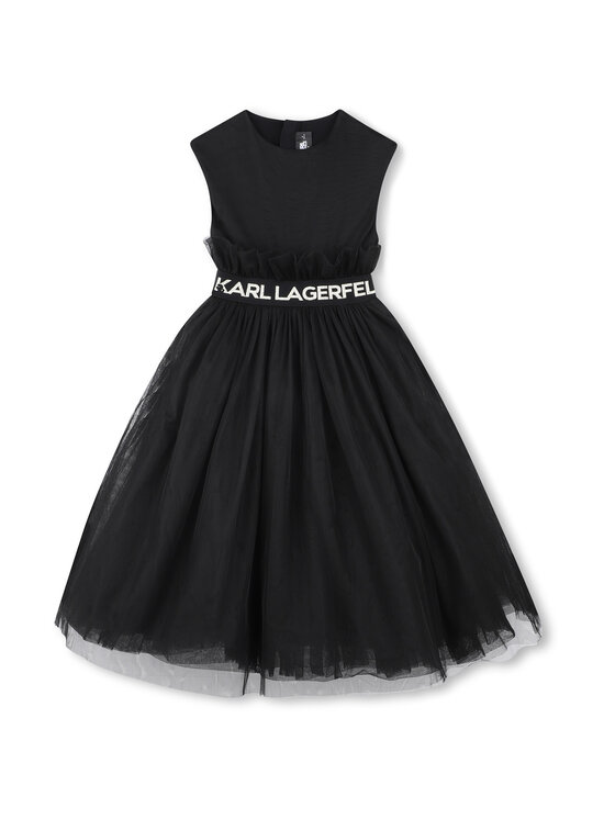 

Платье на каждый день обычный крой Z30467 S Karl Lagerfeld Kids, черный