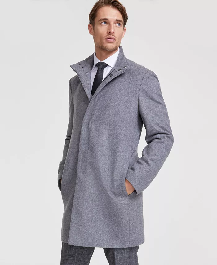 

Мужское пальто Mayden Slim-Fit из смесовой шерсти Calvin Klein, серый