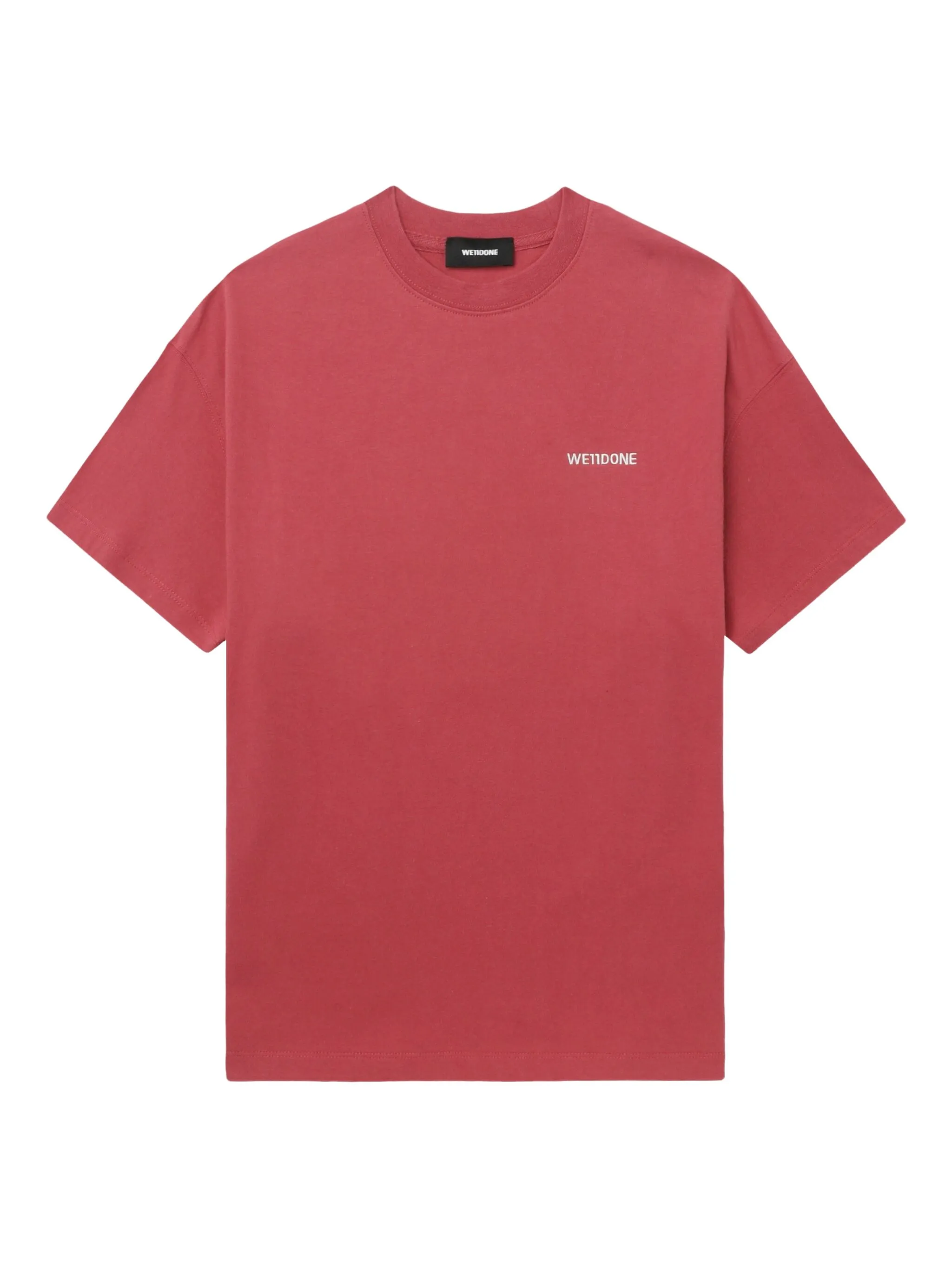 

Футболка с вышитым логотипом We11Done, красный