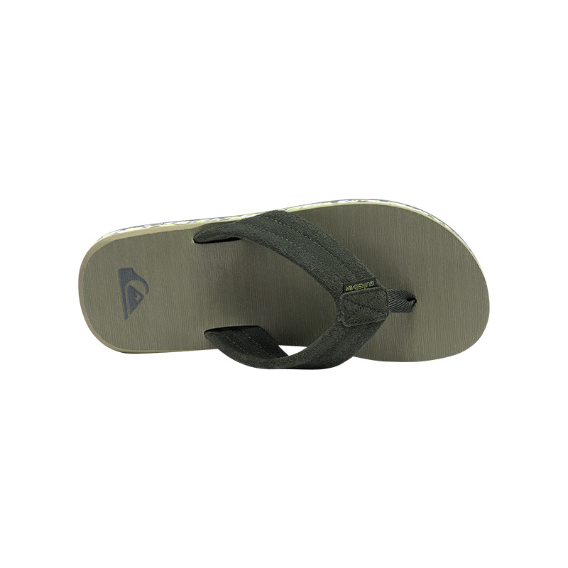 Quiksilver EVA шлепанцы Abrasion Resistant мужские Olive Green — фото 4