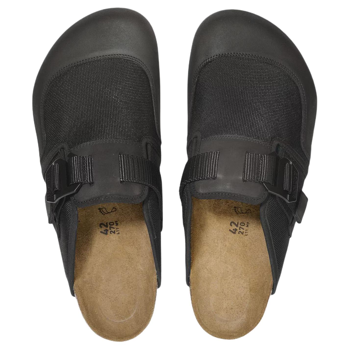 Мюли Birkenstock Boston Nova узкие, черный — фото 4