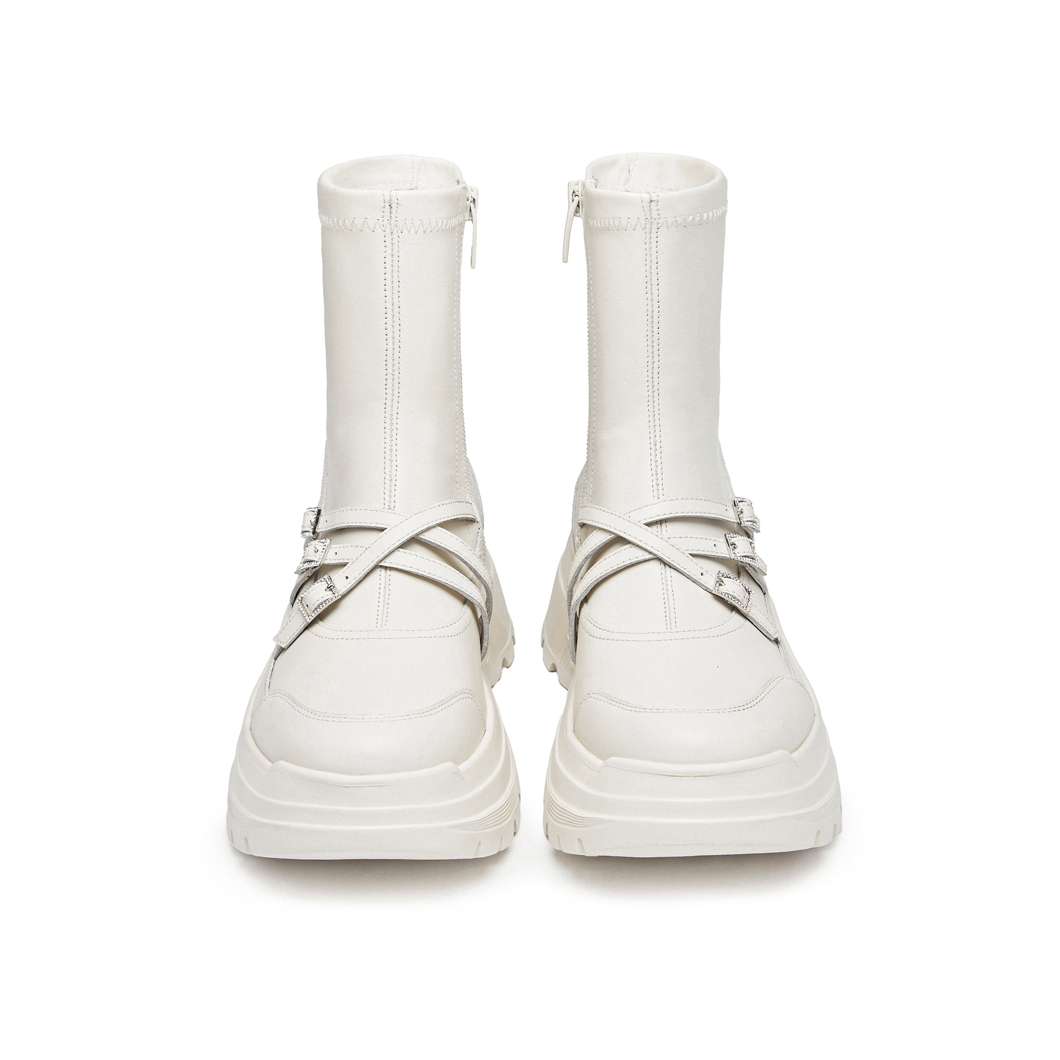 Staccato Женские ботинки Dora до щиколотки бежевые с флисовой подкладкой, цвет Beige (Fleece-Lined) — фото 4