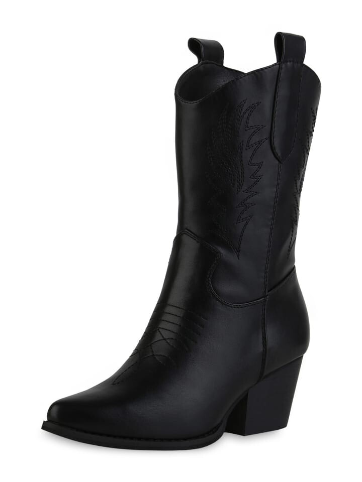 

Ботильоны VAN HILL Cowboy Boots Aria, черный