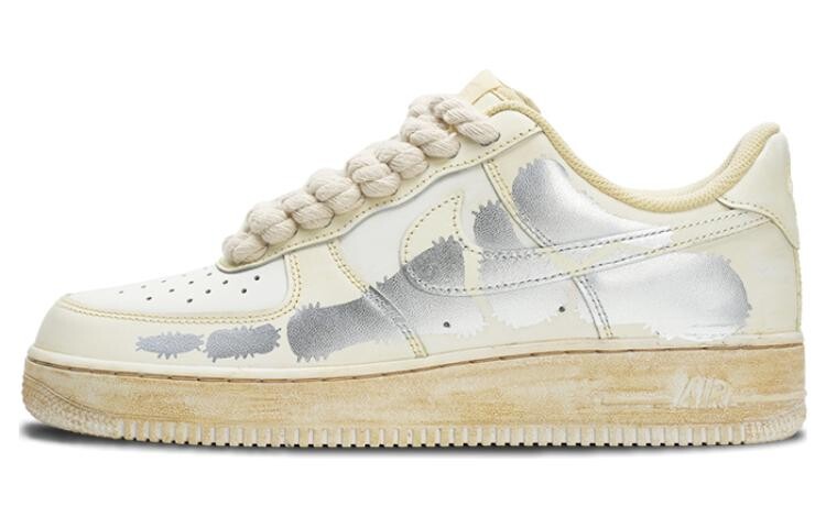 

Кроссовки Air Force 1 для скейтбординга мужские, низкие, серебряный Nike, цвет Ivory White, Серый, Кроссовки Air Force 1 для скейтбординга мужские, низкие, серебряный Nike, цвет Ivory White