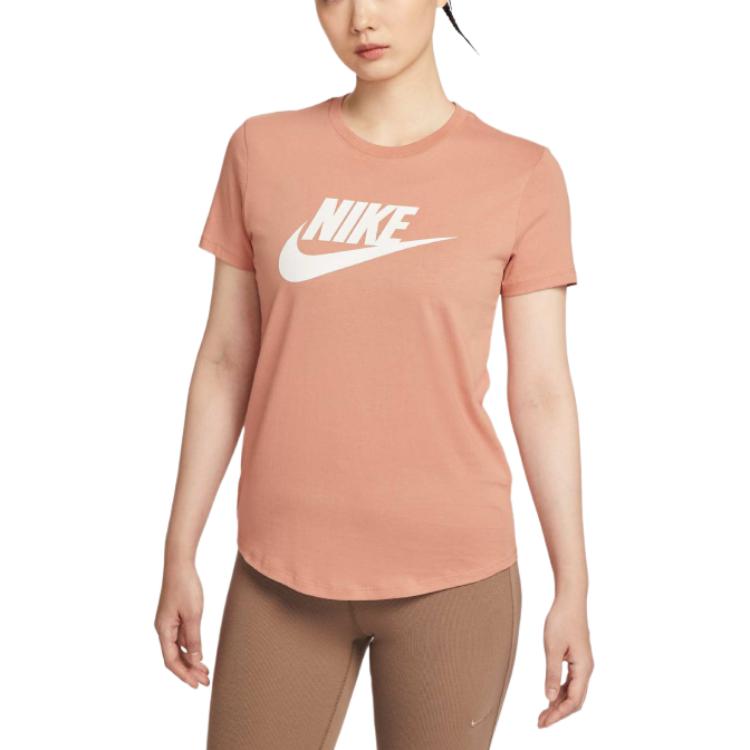 Футболка Nike Sportswear Essentials Logo DX7907-688, коралловый — фото 3