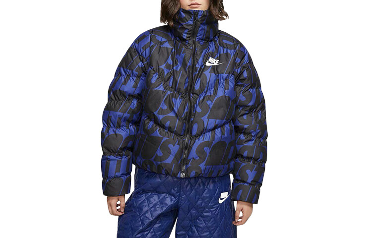 

Женская стеганая куртка Nike, цвет Blue