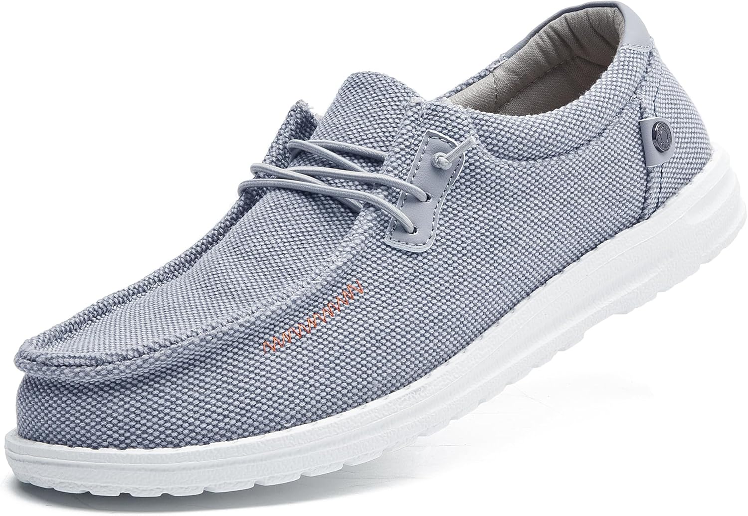 

Мужские канвасовые слипоны Повседневные Лоферы Без застежек Дышащие Эластичные Легкая ходьба Легкие Мягкие Мокасины Clowse, серый