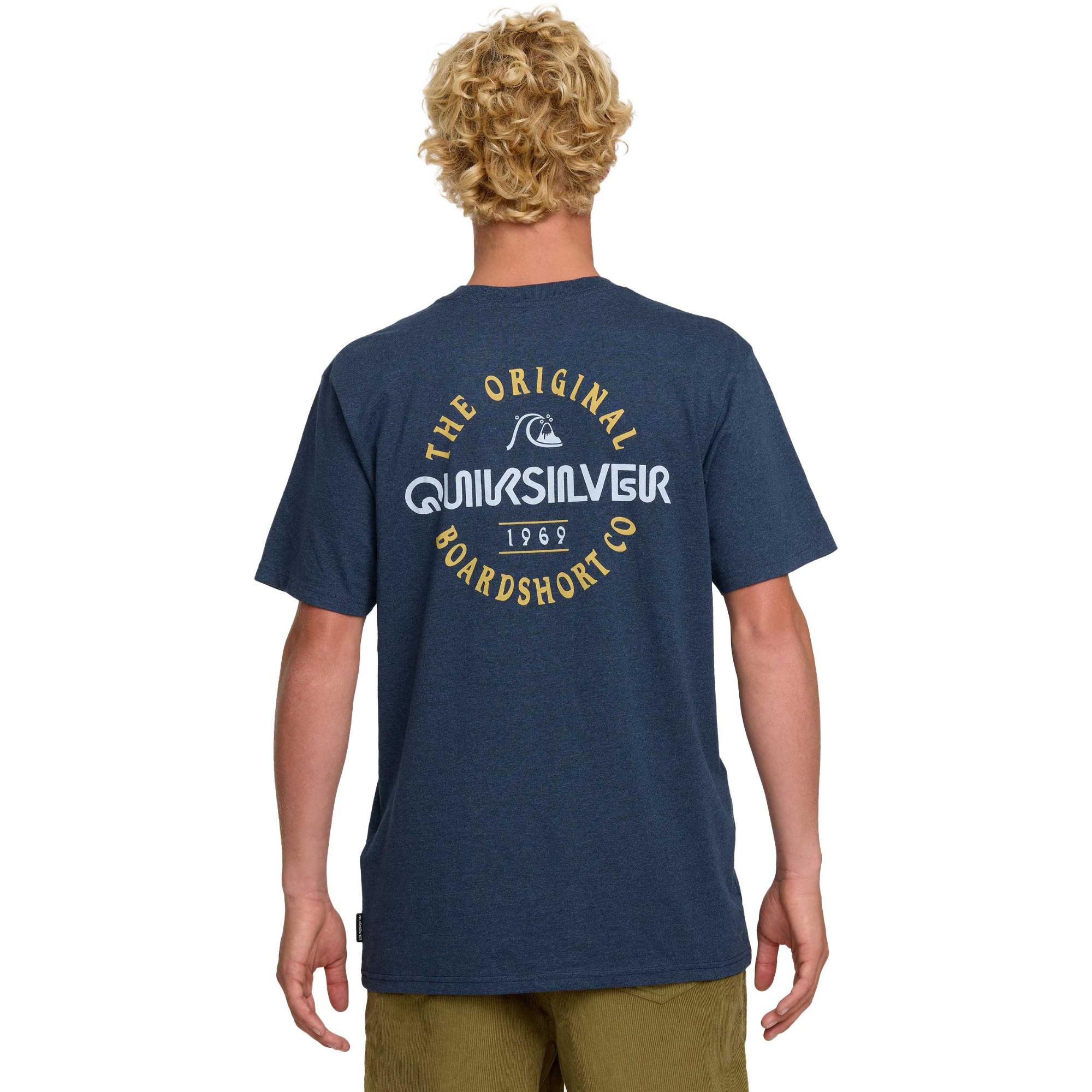 

Мужская футболка Вечный круг Quiksilver, Navy Heather, Синий, Мужская футболка Вечный круг Quiksilver, Navy Heather