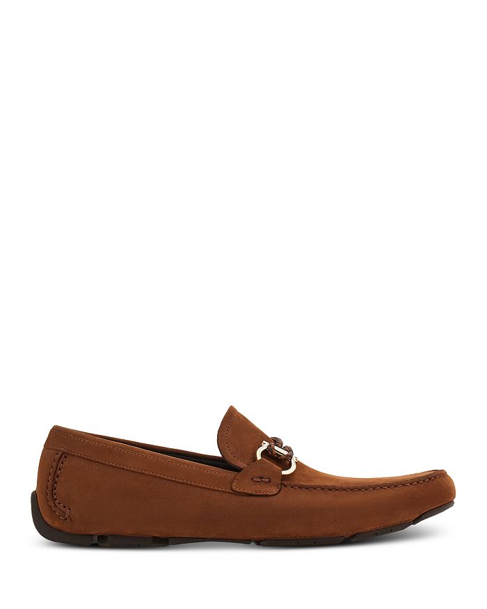 

Мужские мокасины для водителя с орнаментом Gancini Ferragamo, коричневый
