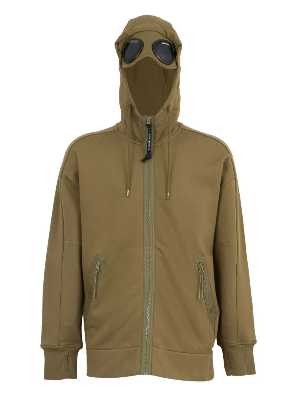 

Худи с линзами на капюшоне C.P. Company, зеленый