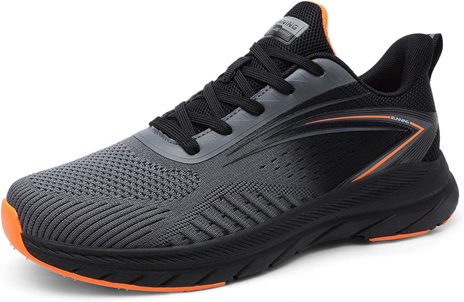 

Мужские спортивные кроссовки для бега Легкие дышащие ходовые кроссовки Нескользящие кроссовки для активного отдыха Бег по пересеченной местности Модные кеды Сетчатые спортивные повседневные туфли Dzbajrqm, серый