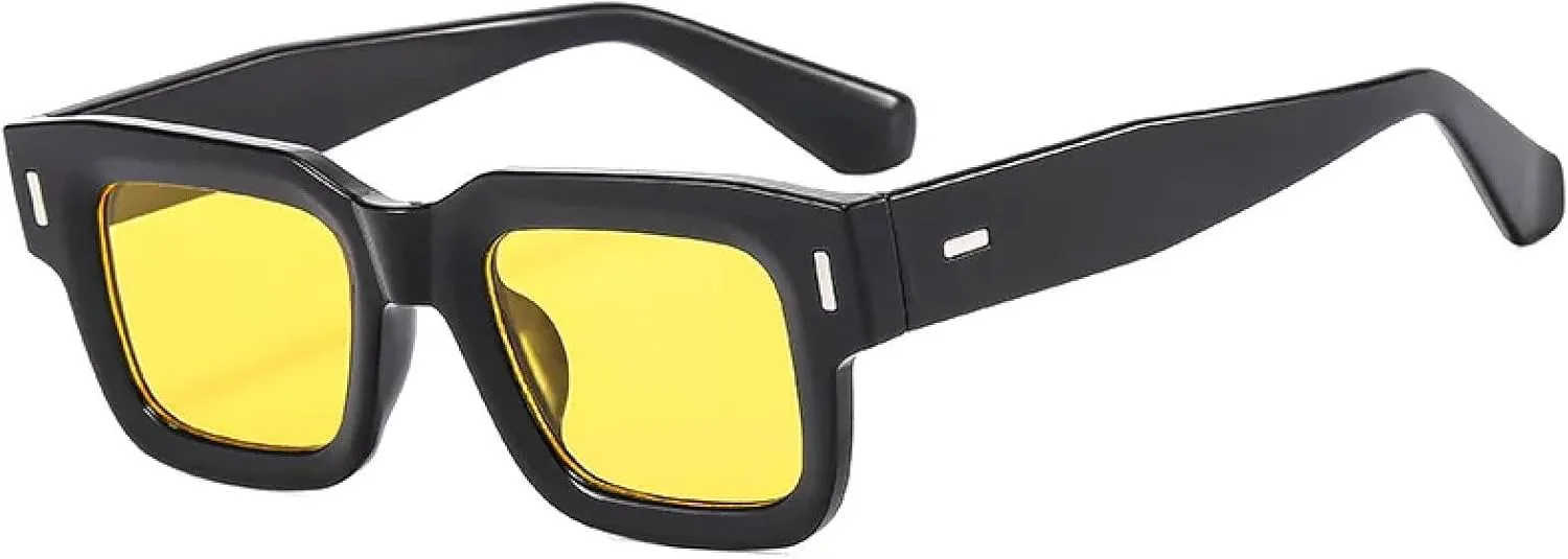 

Солнцезащитные очки с защитой от УФ-излучения UV400 | Серая оправа | Для женщин и мужчин | Для занятий спортом на открытом воздухе и вождения DSVIGF, Black Yellow