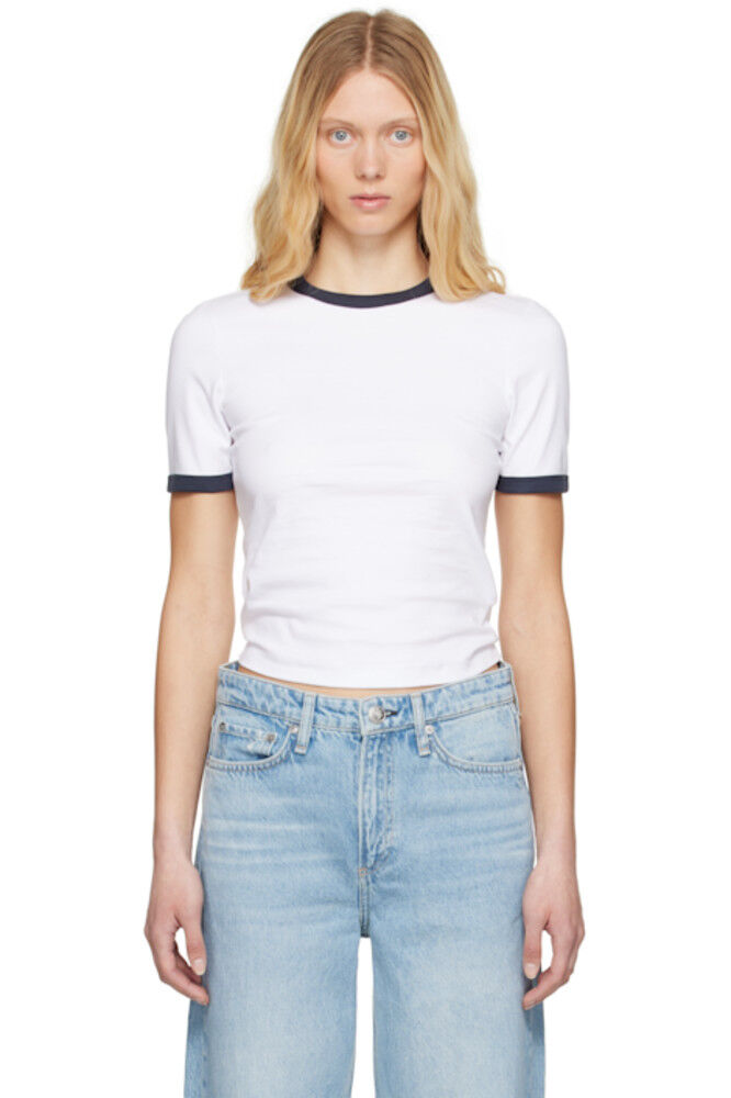 

Белая футболка Мии Рингер rag & bone