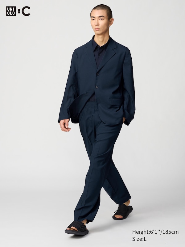 

Брюки Airsense со складками Uniqlo, синий