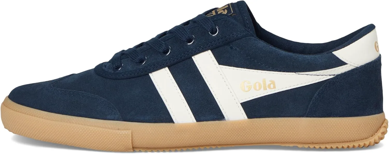 Кроссовки Gola Mens Badminton Suede, темно-синий/белый — фото 3