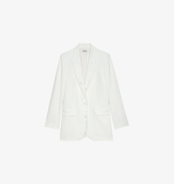 

Блейзер Viva из эластичной ткани, украшенный стразами Zadig&Voltaire, цвет judo