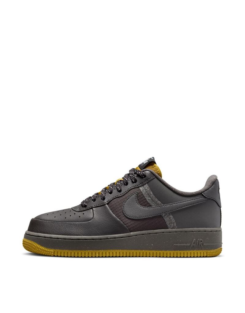 

Nike - Air Force 1 '07 - черно-коричневые кроссовки, Черный, Nike - Air Force 1 '07 - черно-коричневые кроссовки
