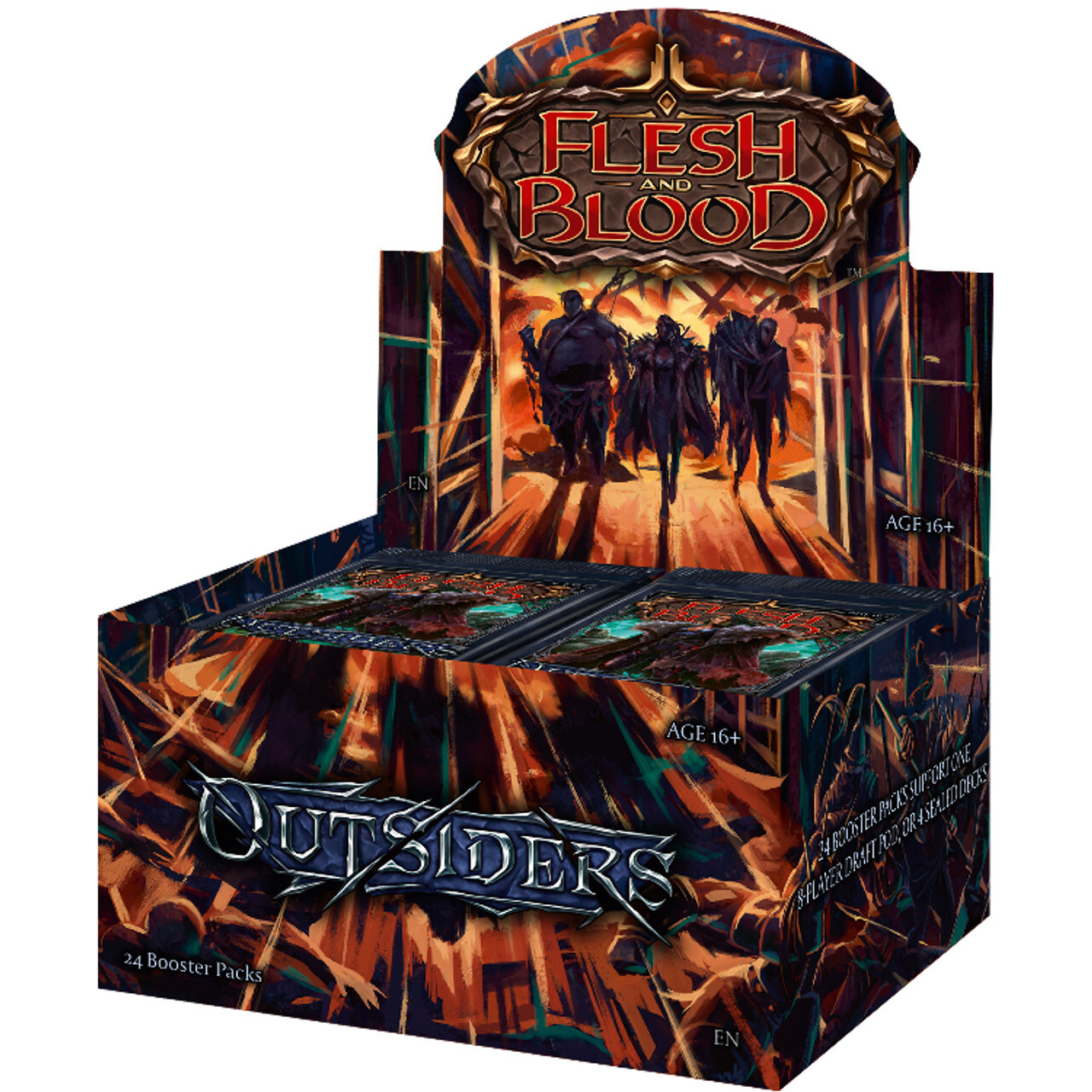 

Карточная игра Flesh & Blood TCG: Outsiders - Booster Box (Bulk Discounts)