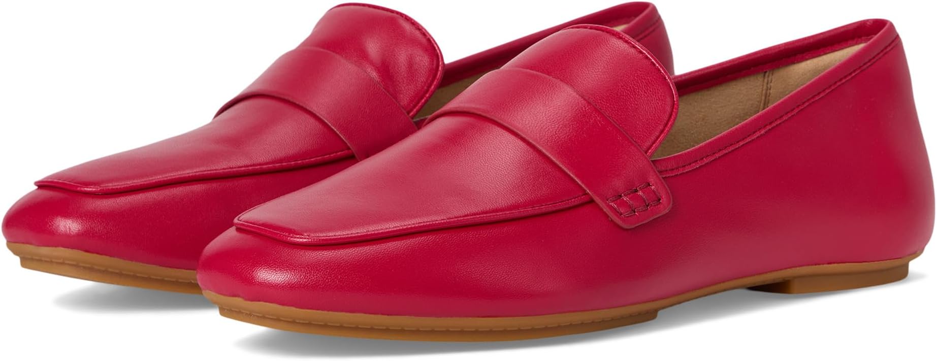 Лоферы FitFlop Women's Delicato Soft Leather Loafers, Redberry
