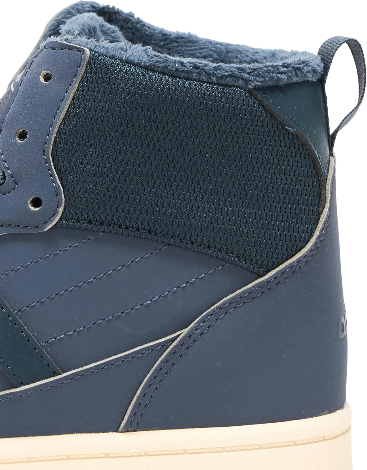 Женские баскетбольные кроссовки Adidas Break Start Mid Top зимние, черный/серый/белый — фото 4