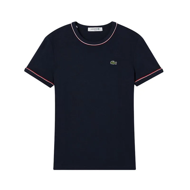 Футболка Lacoste с вышитым логотипом, белый — фото 4