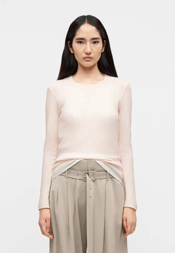 

Футболка с длинными рукавами и круглым вырезом Closed, Blush Pink, Розовый, Футболка с длинными рукавами и круглым вырезом Closed, Blush Pink