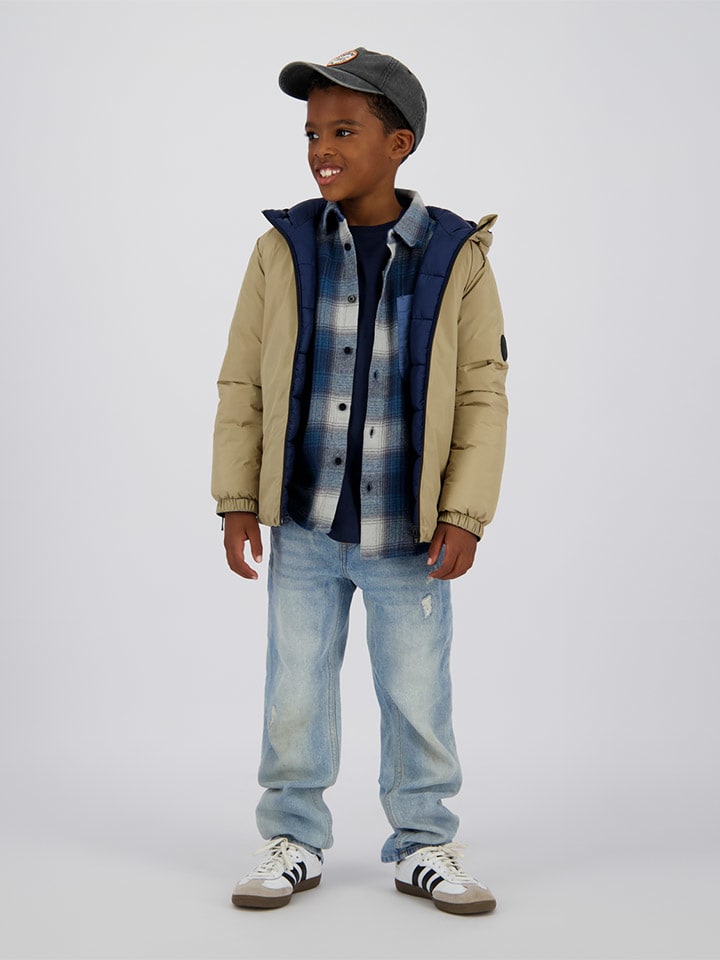 

Vingino Двусторонняя куртка "Тиффон" темно-синего/бежевого цвета