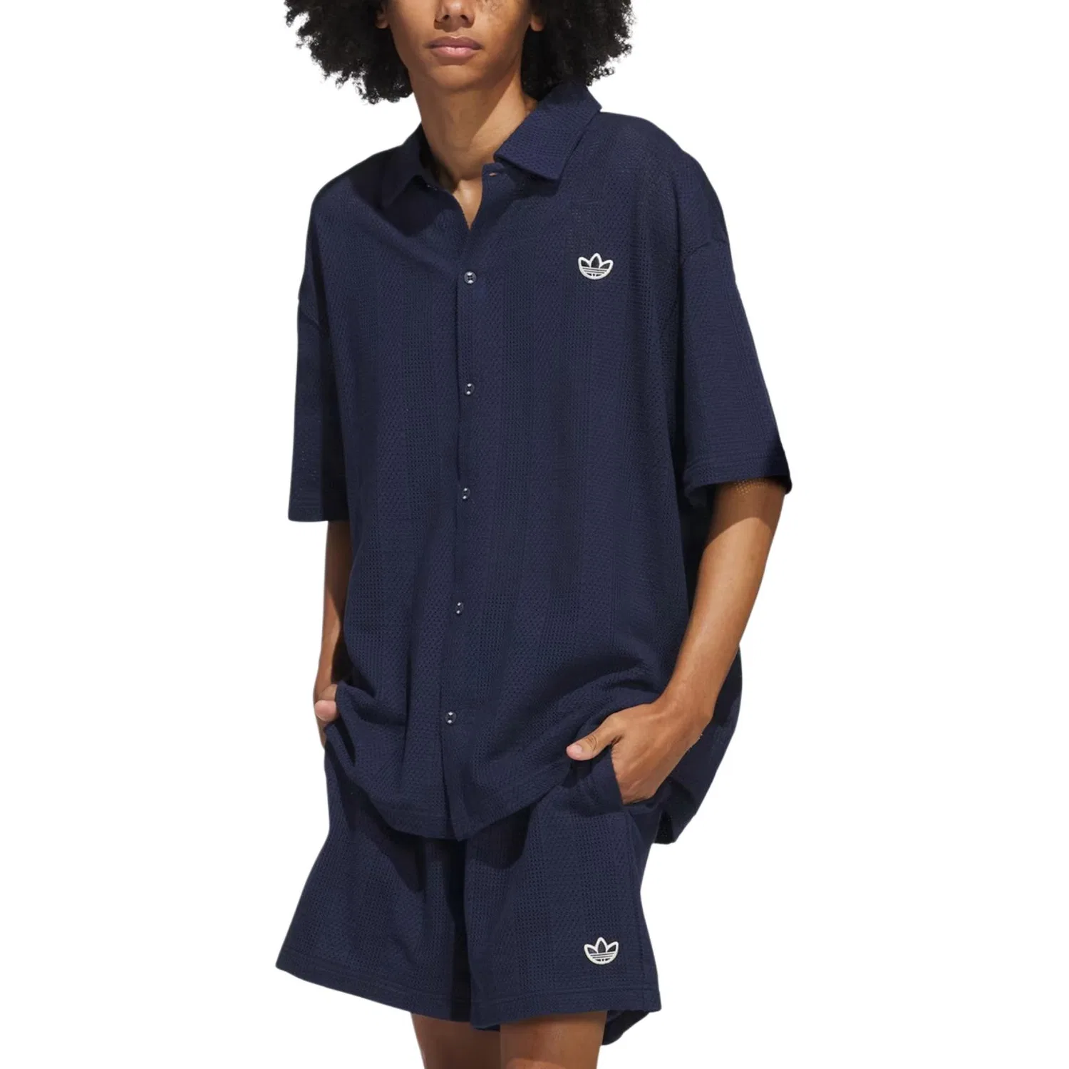 Рубашка унисекс Midnight Indigo Adidas Originals — фото 4