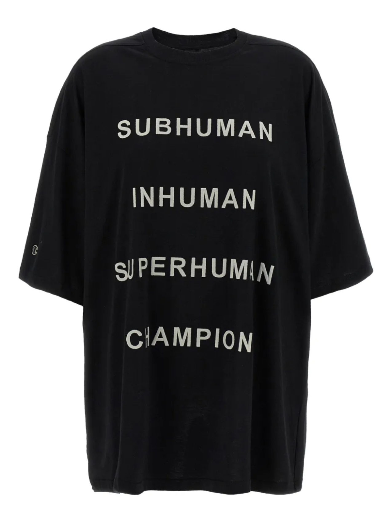 

Футболка с принтом слогана X Champion Rick Owens, черный