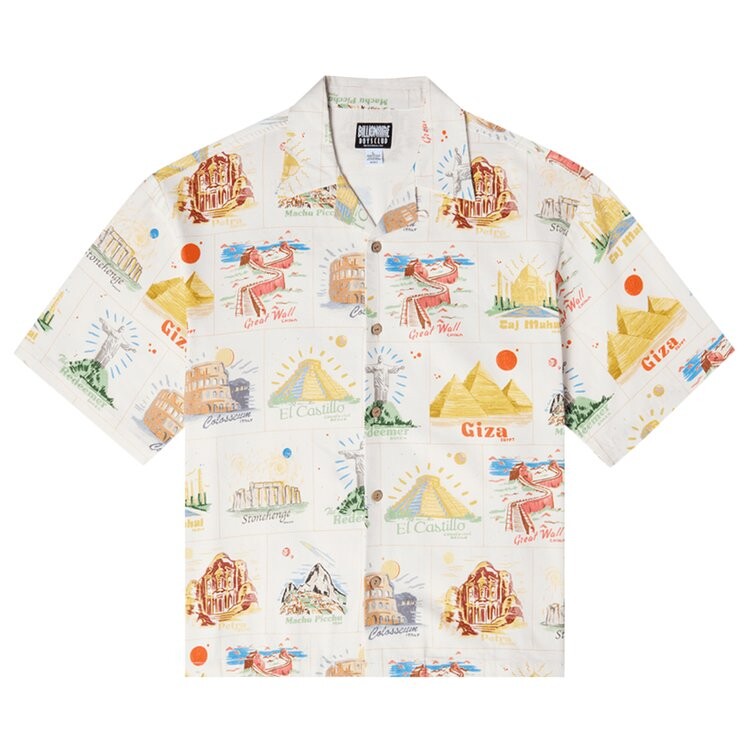 

Рубашка Billionaire Boys Club Globetrotter Shirt, цвет Gardenia