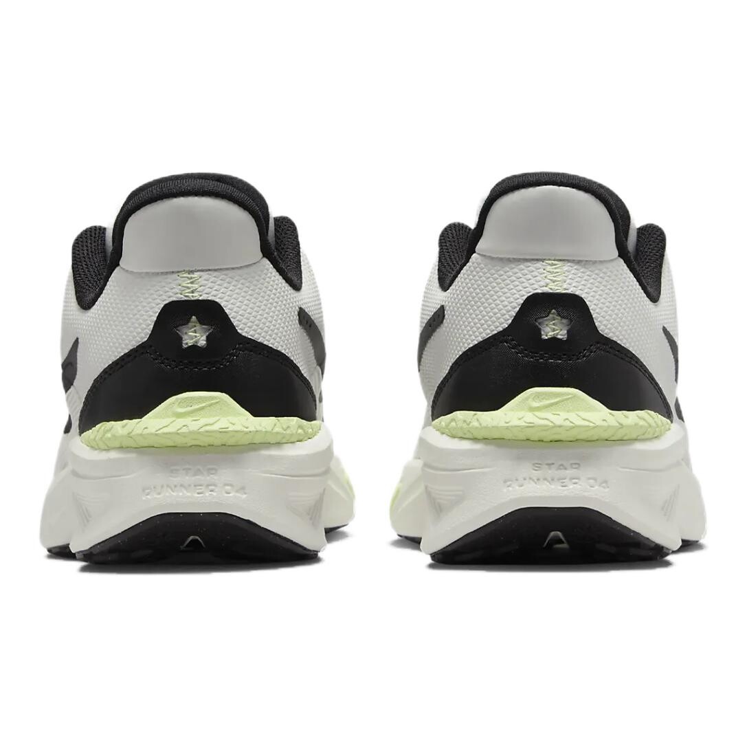 Кроссовки детские Star Runner 4 GS Low-top белые/черные Nike, белый/черный — фото 4
