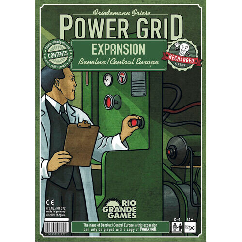 

Настольная игра Power Grid Recharged: Central Europe Expansion