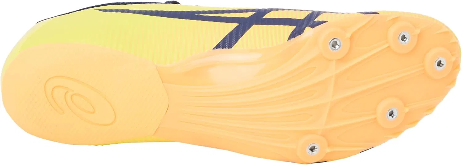 Кроссовки ASICS Herren Hypersprint 8, Bright Yellow Blue Expanse — фото 2