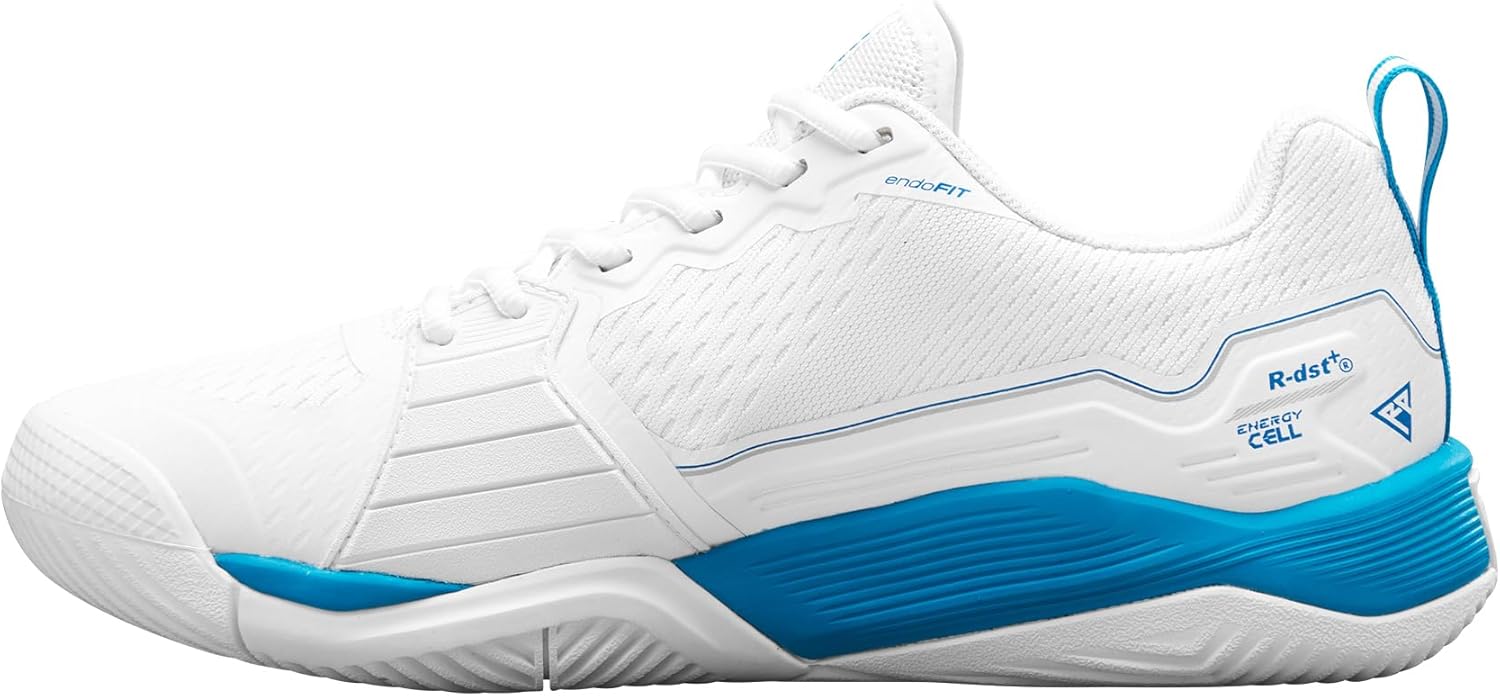Мужские теннисные кроссовки Wilson Mens Rush Pro 4.5 Oz, белый/синий — фото 4