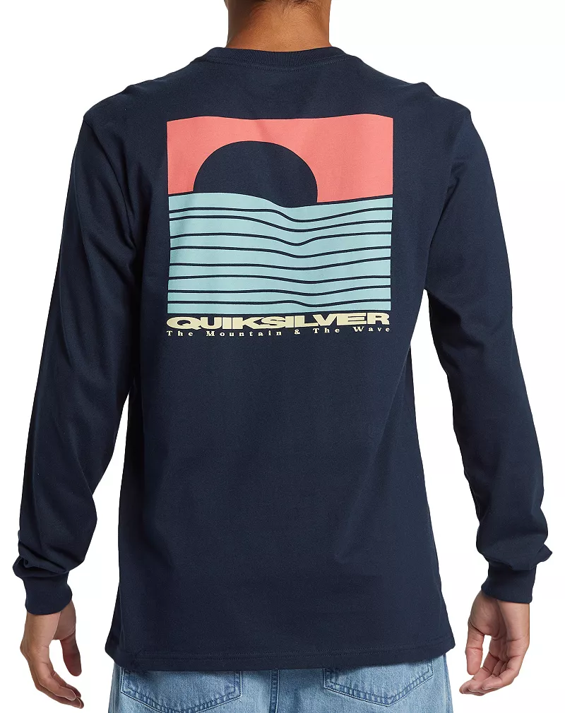 

Мужская рубашка с длинным рукавом Quiksilver Eye On Horizon, темно-синий