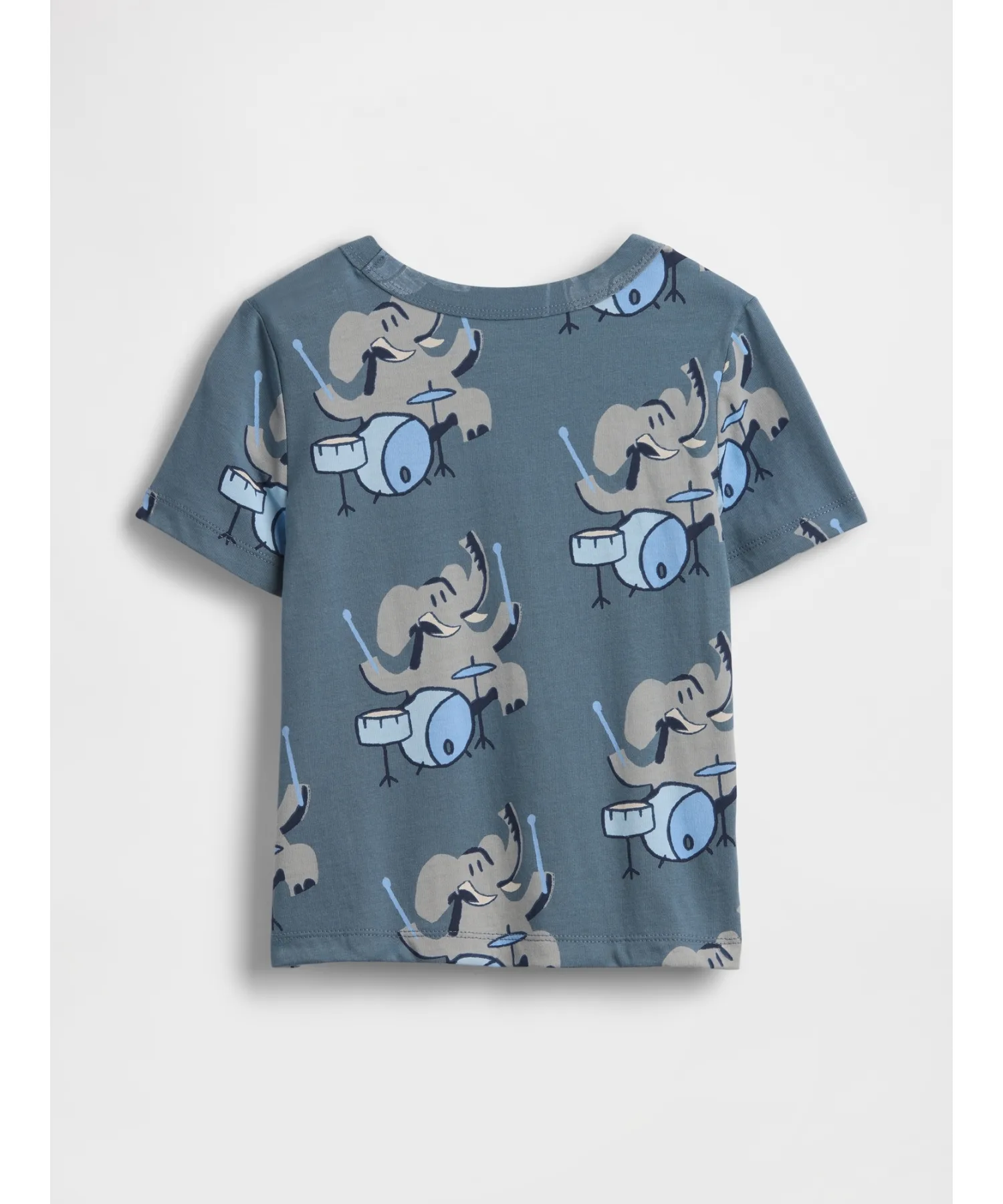Детская футболка с нагрудным карманом Favorite Pocket T-shirt GAP бежевая — фото 4