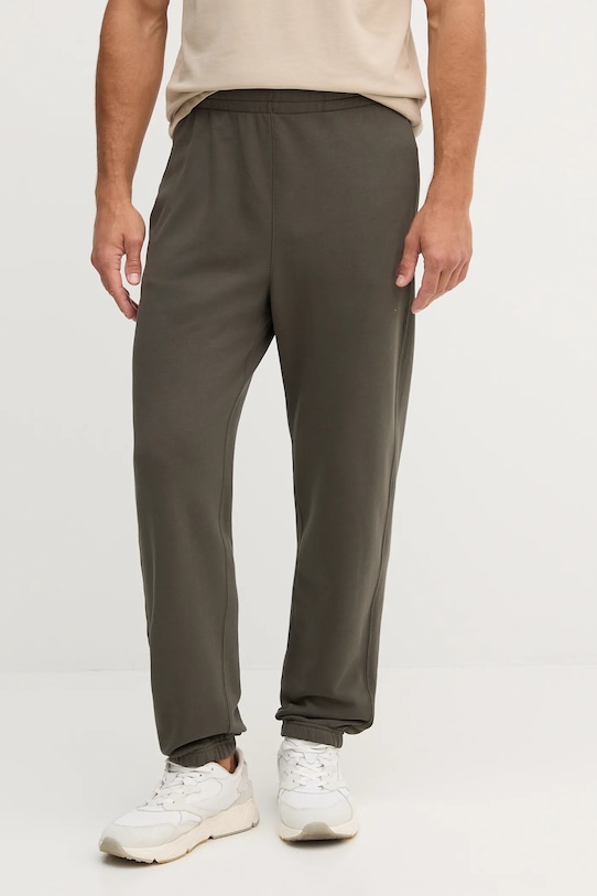 

Хлопковые спортивные штаны Calvin Klein Jeans, серый