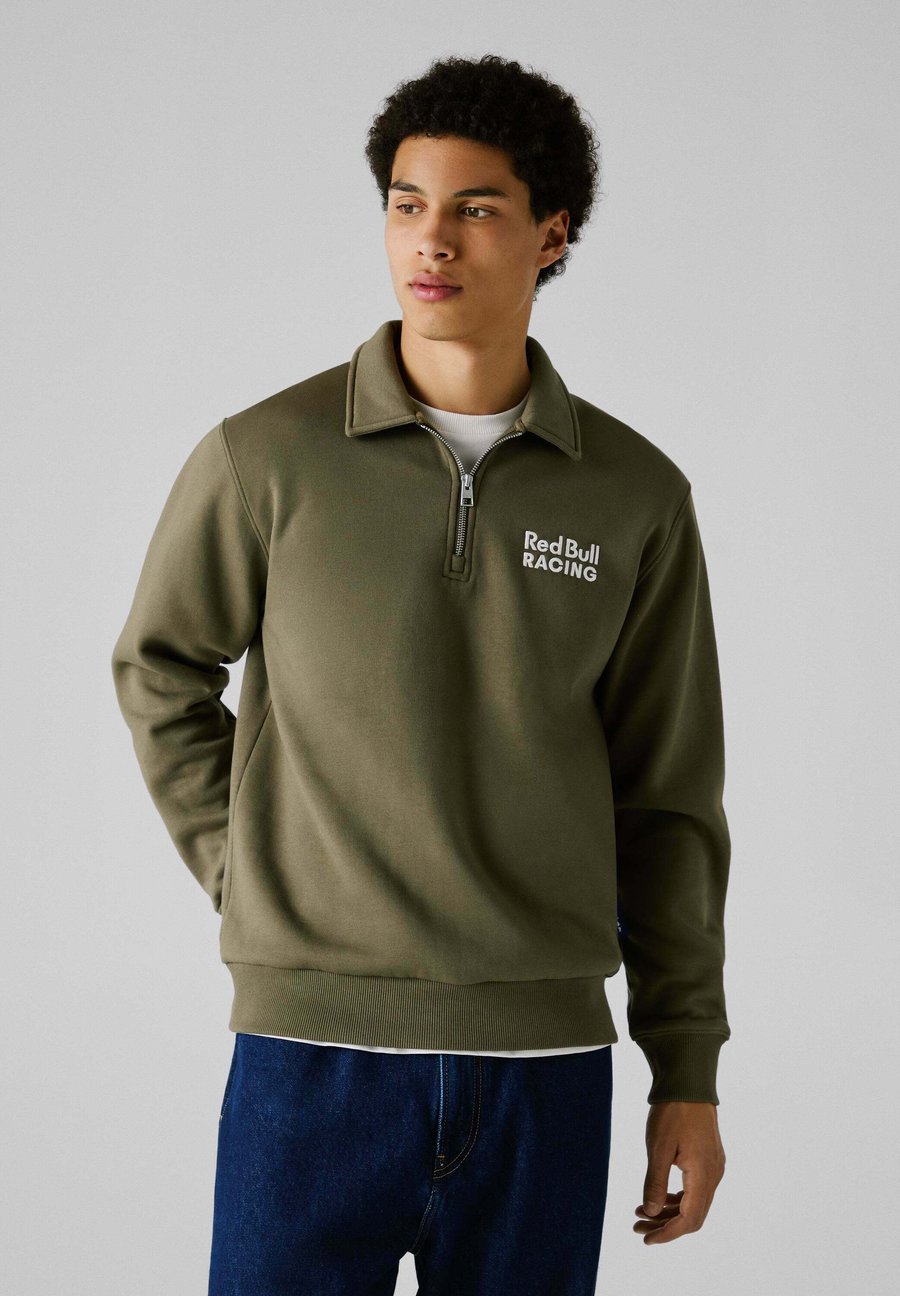 

Толстовка Red Bull Racing x Pepe Jeans 1/4 ZIP, Military Green/Green