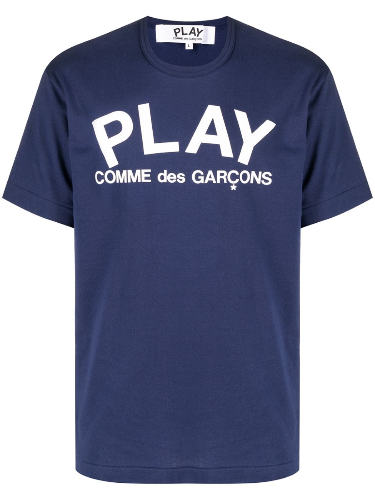 

Футболка с логотипом Comme Des Garçons Play, синий