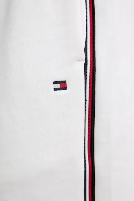 Шорты спортивные из хлопка Tommy Hilfiger, белый — фото 4