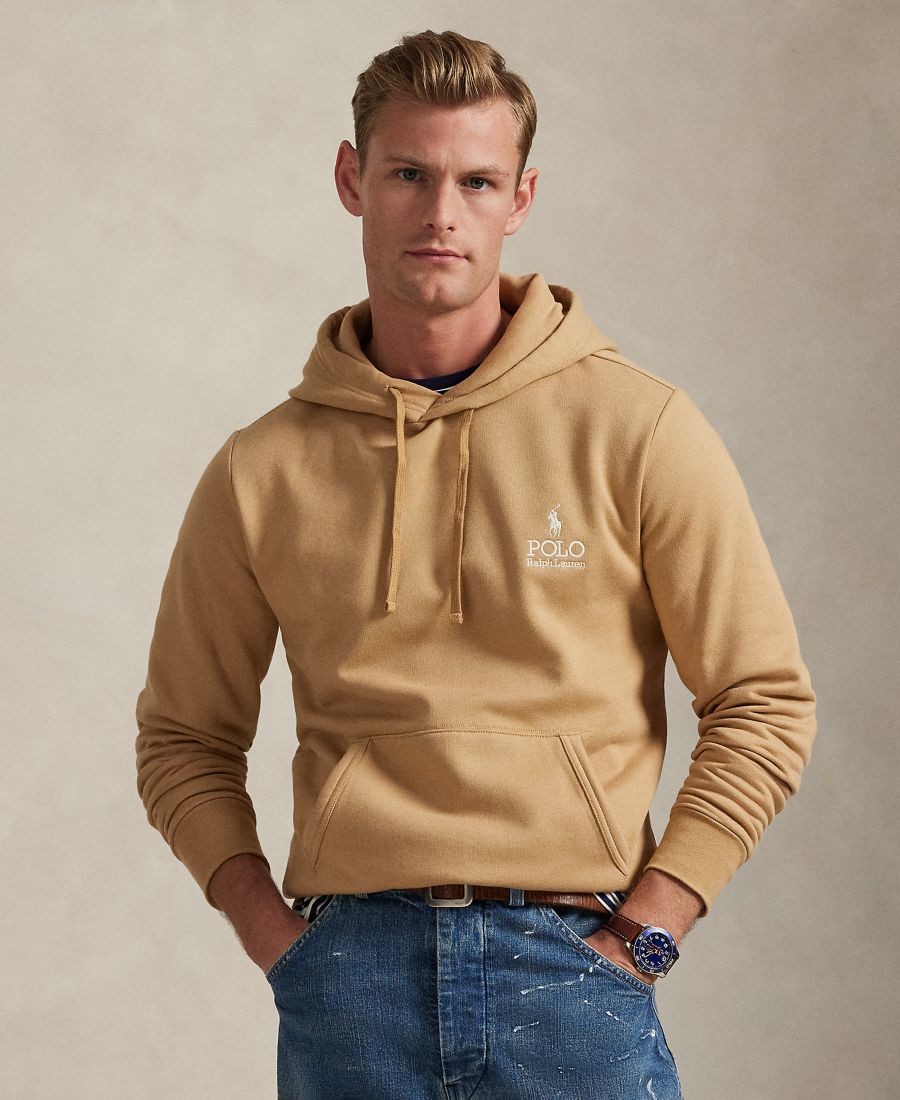 

Мужская флисовая толстовка с логотипом Polo Ralph Lauren, Classic Camel