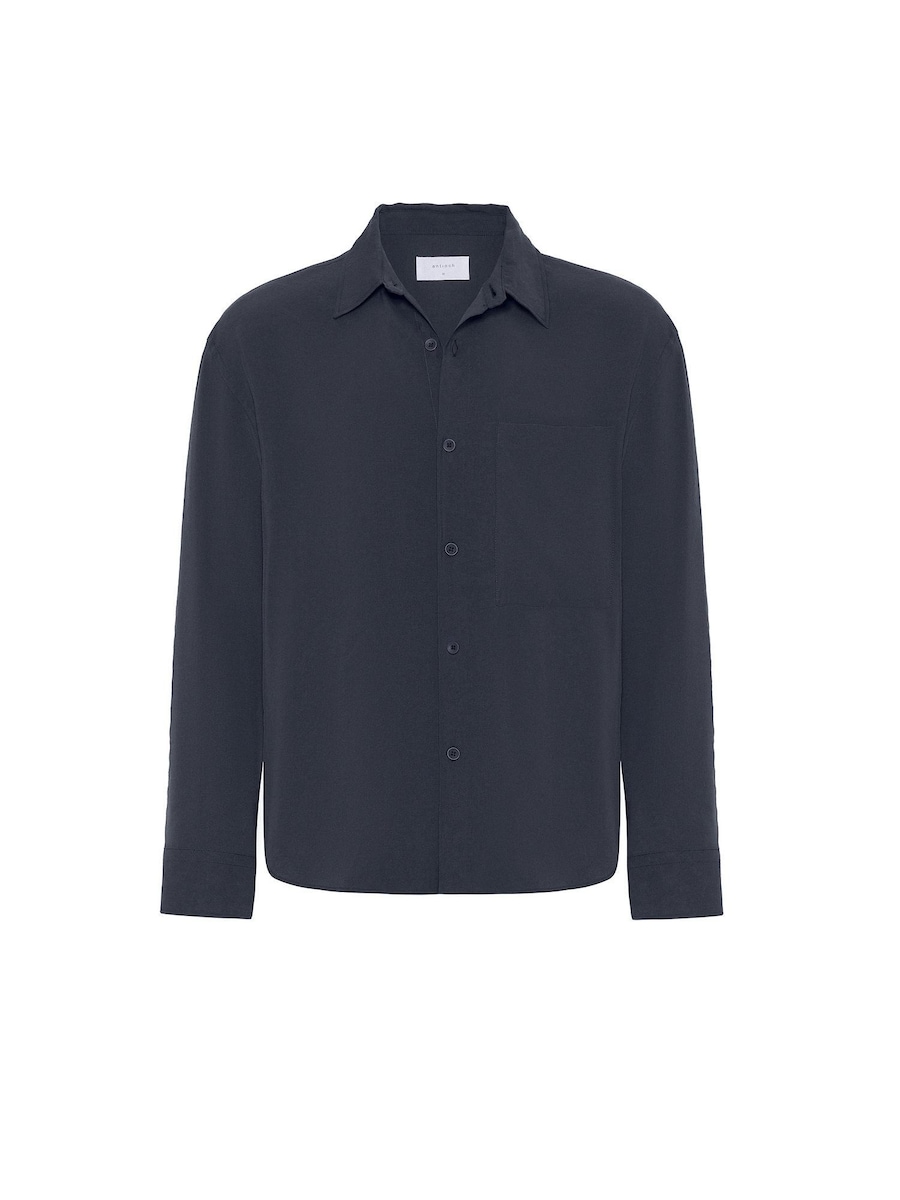 

Рубашка на пуговицах классического кроя Antioch, темно-синий