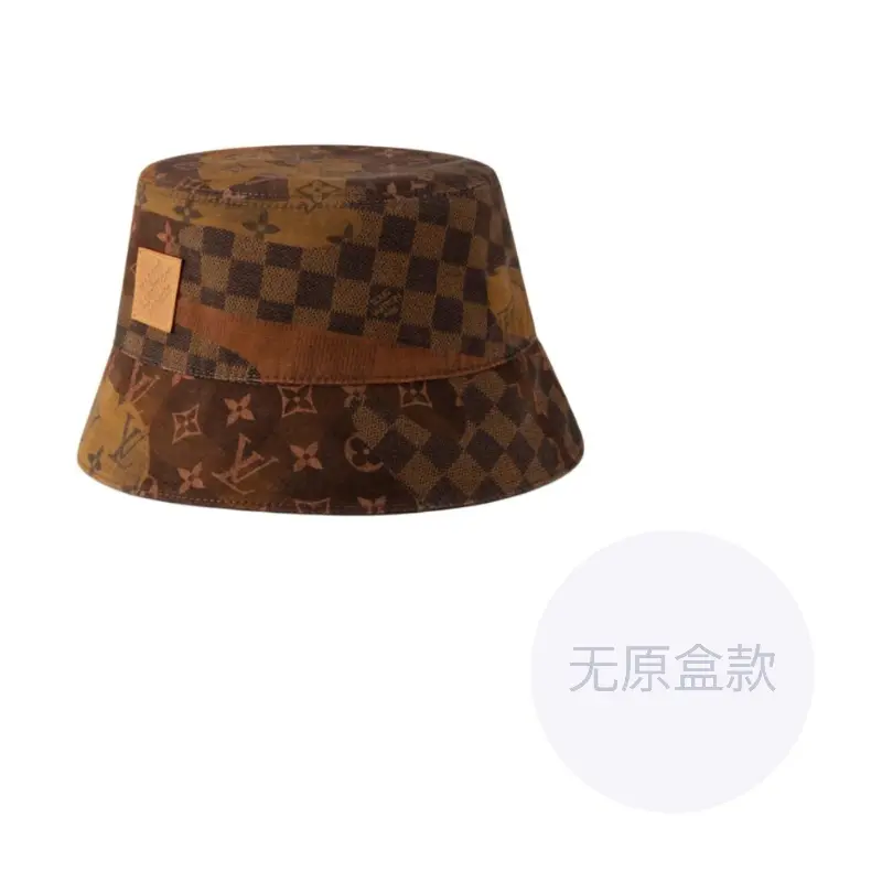 

LOUIS VUITTON Хлопковая панама унисекс коричневого цвета, Brown