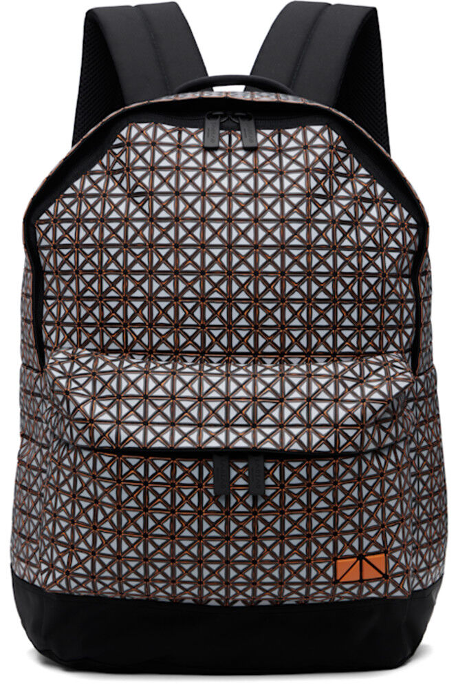 

Серо-оранжевый грубый рюкзак BAO BAO ISSEY MIYAKE
