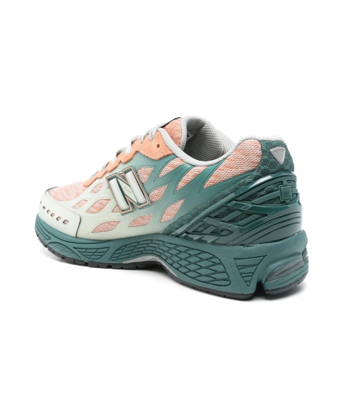 Бирюзово-Зеленые туфли на шнуровке New Balance, мультиколор — фото 4